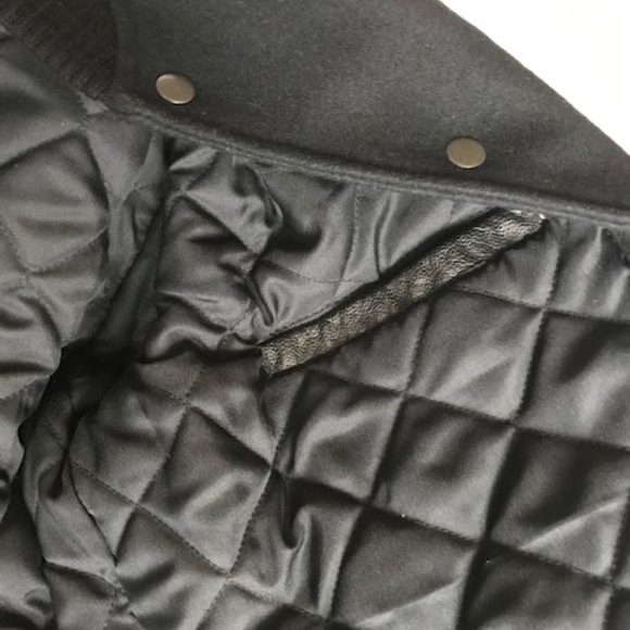 KCSM stadium jacket, wool blend and leather M/L - Picture 11 of 14